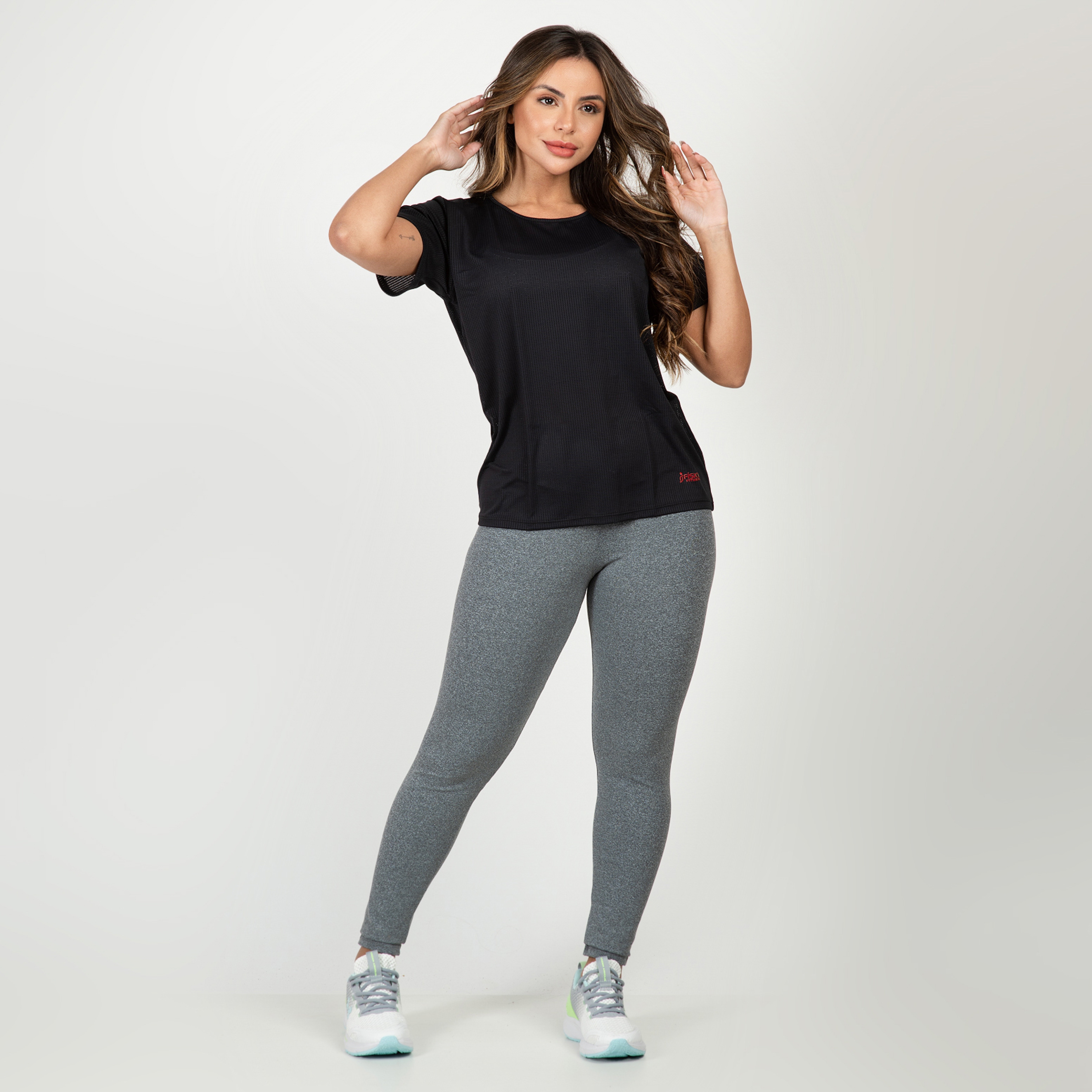 Blusa T-shirt Tela Dry Fit Básica Verônica - Físico Fitness