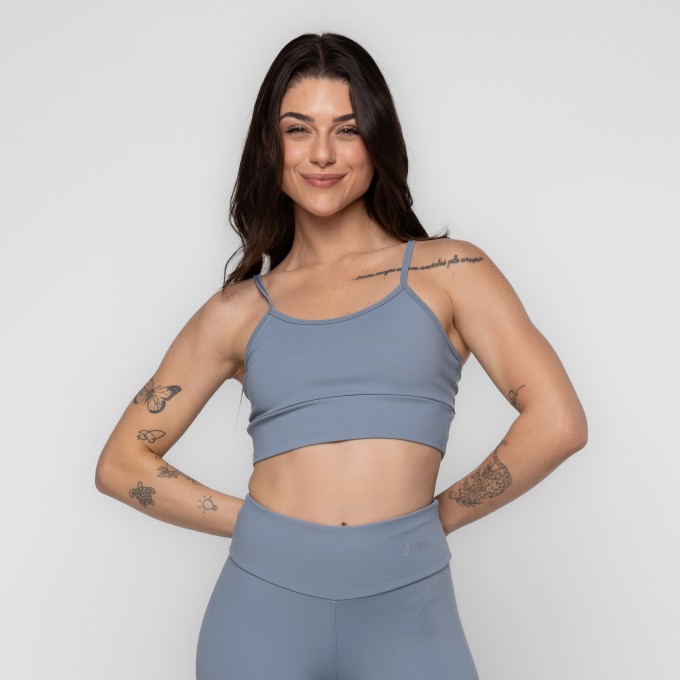 Top Fitness De Alcinha Com Bojo Removível