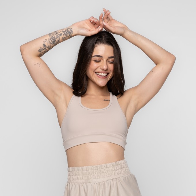 Top Fitness Larah Alças Cruzadas Keep Move
