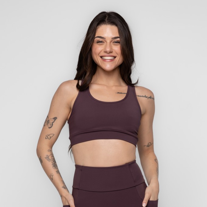 Top Fitness Larah Alças Cruzadas Keep Move