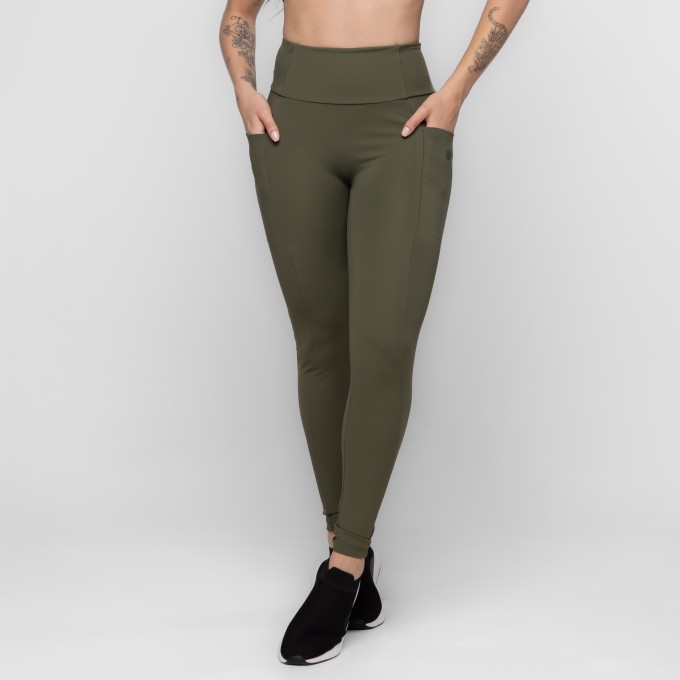 Calça Legging Fitness Larah Com Bolsos Keep Move