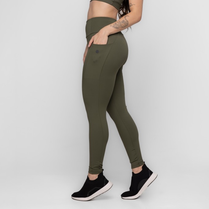 Calça Legging Fitness Larah Com Bolsos Keep Move