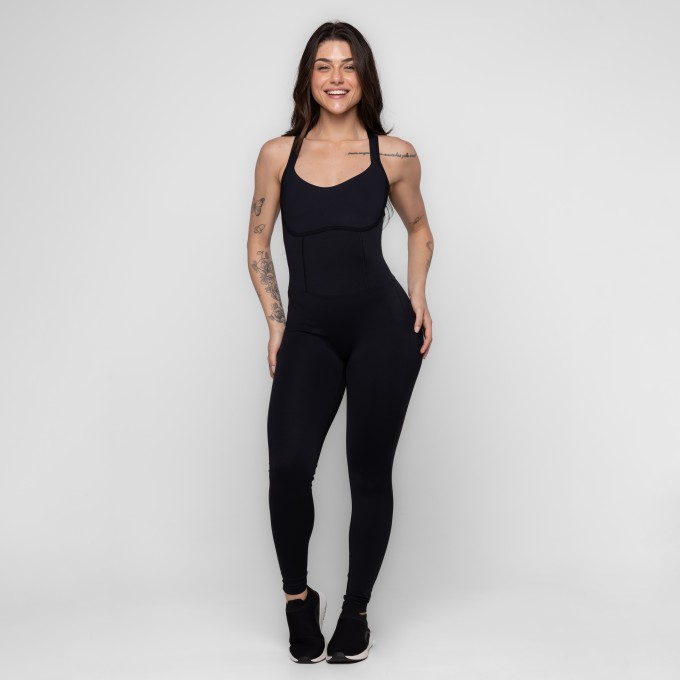 Macacão Fitness Larah Nadador Keep Move
