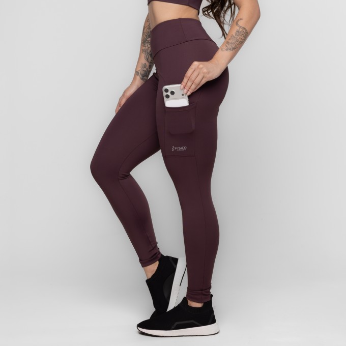 Calça Fitness Com Bolsos Laterais Malu