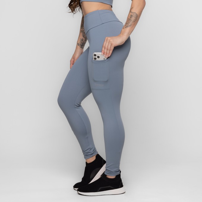 Calça Fitness Com Bolsos Laterais Malu