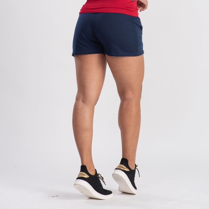 Shorts Com Bolsos Laterais Moletim